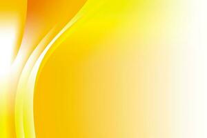 Smooth Yellow Wavy Background Design vector