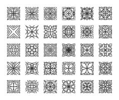 Geometric Ornament Decorative Elements Vector Collection