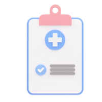 Medical icon 3d rendering illustration png