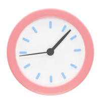 reloj icono 3d representación ilustración png