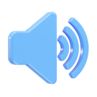 Sound volume icon rendering png