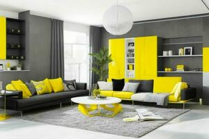 Contemporary style living room. Pro Photo