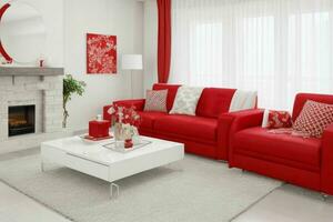 Contemporary style living room. Pro Photo