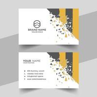 vector abstract black and red office visiting card template design