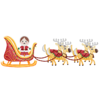 Kerstmis schattig element png