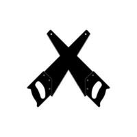 Hand Saw Silhouette, can use for Icon, symbol, Art Illustration, Logo Gram, Pictogram, Apps, Website, or Graphic Design Element. Vector Illustration