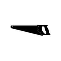 Hand Saw Silhouette, can use for Icon, symbol, Art Illustration, Logo Gram, Pictogram, Apps, Website, or Graphic Design Element. Vector Illustration