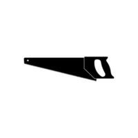 Hand Saw Silhouette, can use for Icon, symbol, Art Illustration, Logo Gram, Pictogram, Apps, Website, or Graphic Design Element. Vector Illustration