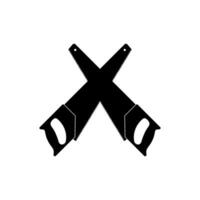 Hand Saw Silhouette, can use for Icon, symbol, Art Illustration, Logo Gram, Pictogram, Apps, Website, or Graphic Design Element. Vector Illustration