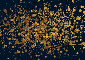 Bronze and golden small circles abstract background vector