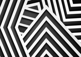 Abstract minimal background with black and white stripes vector