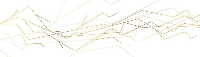 Luxury golden curved lines abstract geometric background vector