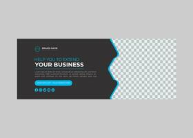 digital marketing agency and creative corporate Facebook cover design vector