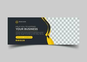 digital marketing agency and creative corporate Facebook cover design vector