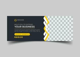 digital marketing agency and creative corporate Facebook cover design vector