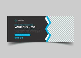 digital marketing agency and creative corporate Facebook cover design vector