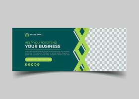 digital marketing agency and creative corporate Facebook cover design vector