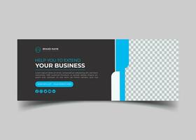 digital marketing agency and creative corporate Facebook cover design vector