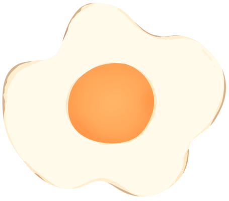 Sunny Side Up Egg Illustration 15738197 PNG