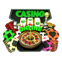 3d render objeto cassino png