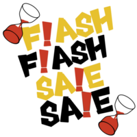 flash sale label png