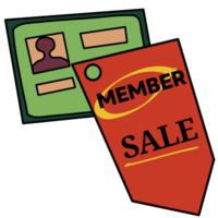 member sale icon png