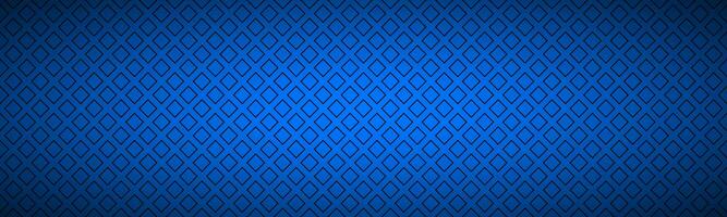 Blue abstract banner with outline of squares. Simple vector header photo