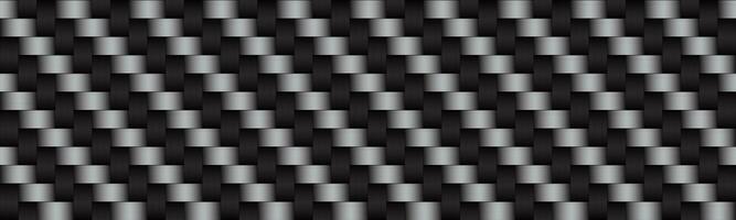 Carbon black and grey abstract header. Modern metallic stainless steel look banner. Seamless pattern background. Vector illustration photo