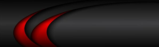 Abstract black and red modern material header. Metallic technology banner. Vector abstract widescreen background with blank space for your logo photo