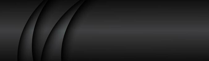 Dark abstract modern material header. Metallic technology banner. Vector abstract widescreen background with blank space for your logo photo