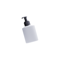 3d render hand sanitizer png