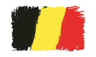 Vector vintage Belgium flag