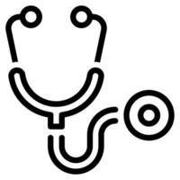 Medical Stethoscope Icon illustration, for web, app, infographic, etc vector