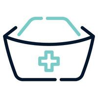 Nurse Cap Icon illustration, for web, app, infographic, etc vector