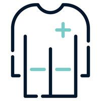 Medical Gown Icon illustration, for web, app, infographic, etc vector