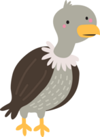 salvaje pájaro animal gracioso ilustración dibujos animados png