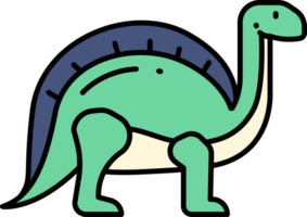 Facile vert dinosaures coloré Icônes coloré png