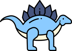 einfach Licht Blau Dinosaurier bunt Symbole bunt png