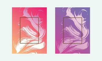 Abstract gradient splash background vector