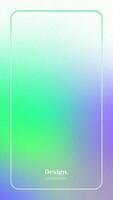 Colorful vertical gradient background. Social media frame vector illustration.