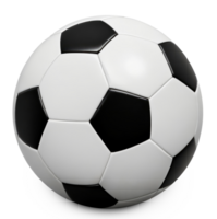 Soccer ball isolated on transparent background. AI Generative png