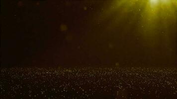 Gold Dust Particles Background by EnjoystX 