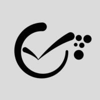 Check mark icon vector