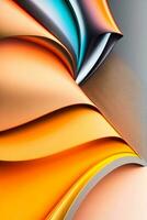 colorful wallpaper 3d geometric shapes photo