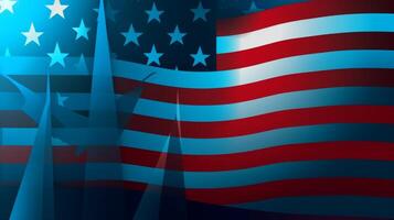 4th of July Minimalist Background photo