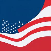 4th of July Minimalist Background photo