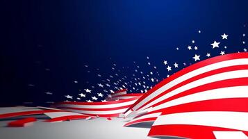 4th of July Minimalist Background photo
