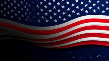 4th of July Minimalist Background photo
