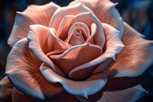 Blacklight Roses Texture Background Generative AI photo