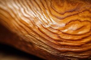 Closeup of a Smooth Wooden Texture photo